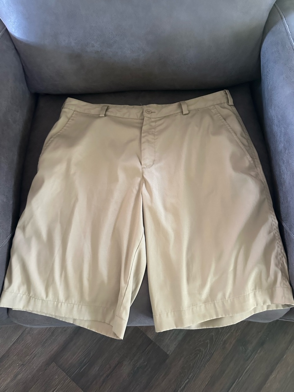 Nike Men's Light Khaki Athletic Shorts